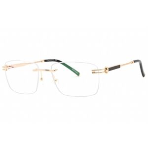 NWT Charriol PC75115-C03 57mm Shiny Gold Eyeglasses